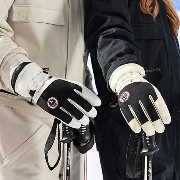 정품GOLOVEJOY 스키장갑 혹한기용 아웃도어장갑 이중방수 방풍 방한 터치장갑 스포츠 장갑
