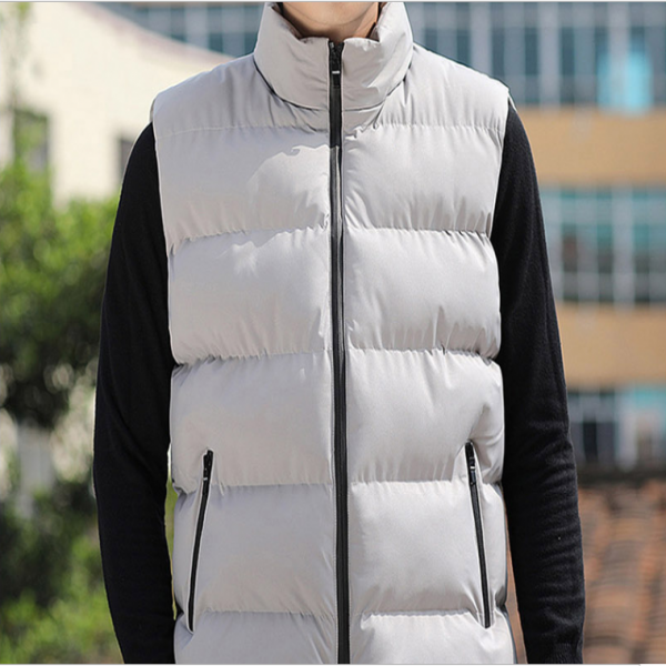 남성패딩조끼 경량패딩 하이넥 경량 패딩조끼 사무실 출퇴근 현장근무복 아웃도어