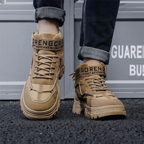 3컬러 남성 스트랩 캐주얼 워커 스니커즈