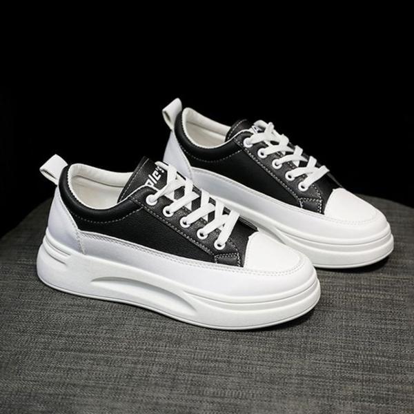 2컬러 캐주얼 여성 키높이 운동화 신발