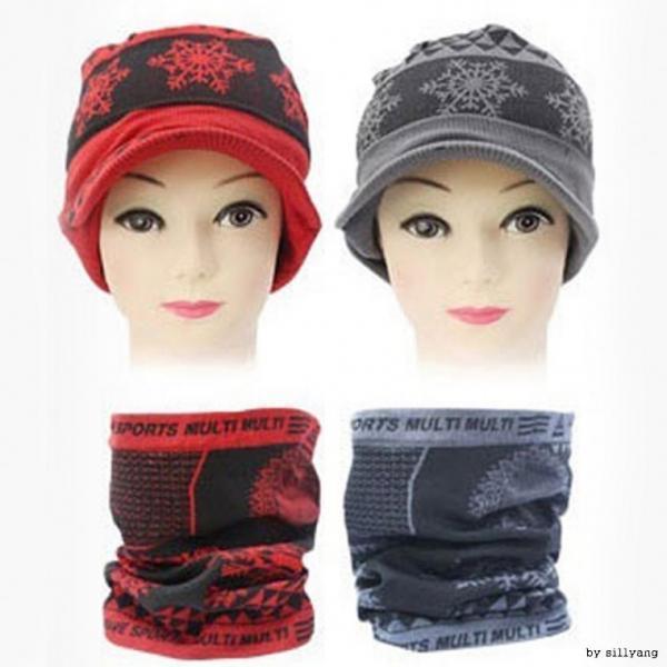 LW 멀티 방한워머 방한모자 넥워머 등산 낚시