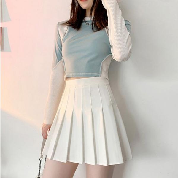 골프복 여성 밴딩 스판 속바지 플 스커트 치마