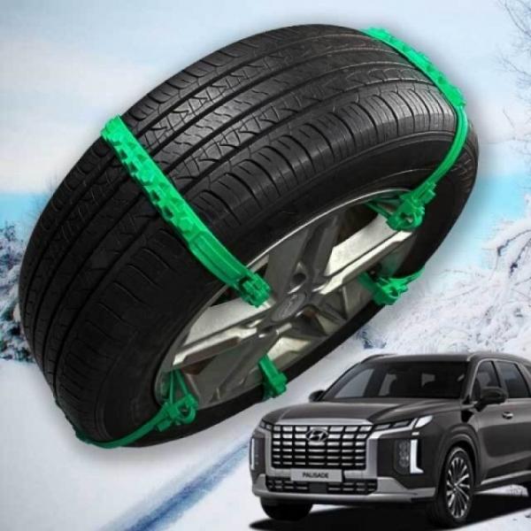미끄럼방지 더뉴 펠리세이드 타이어체인 우레탄 스노우체인