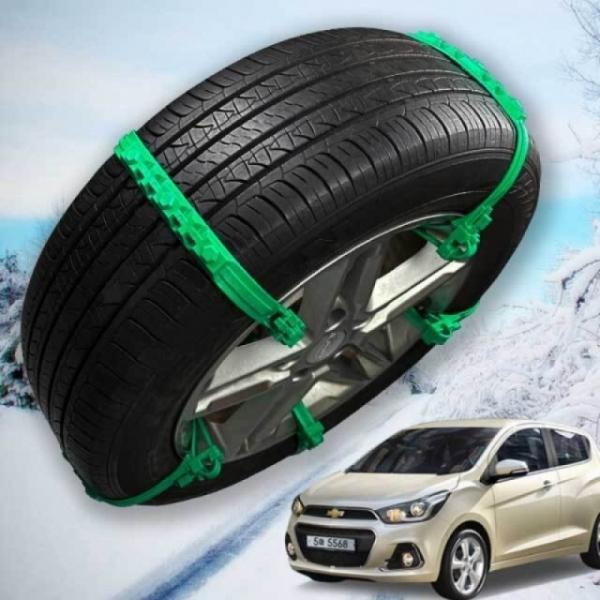 미끄럼방지 더뉴스파크 타이어체인 우레탄 스노우체인