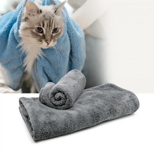 kimspp 고급 초극세사 펫타올(70x70cm) 강아지 고양이 목욕수건 애견타월