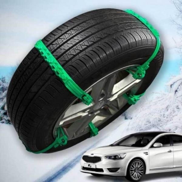 미끄럼방지 더뉴 K7 타이어체인 우레탄 스노우체인