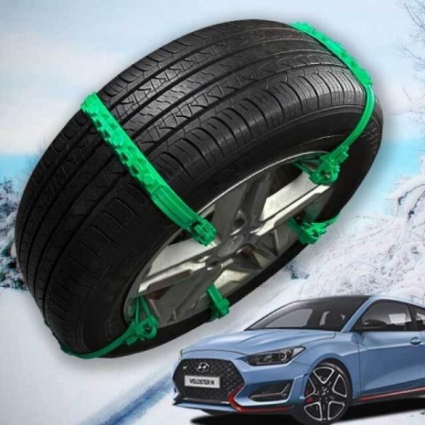 미끄럼방지 벨로스터 N 타이어체인 우레탄 스노우체인