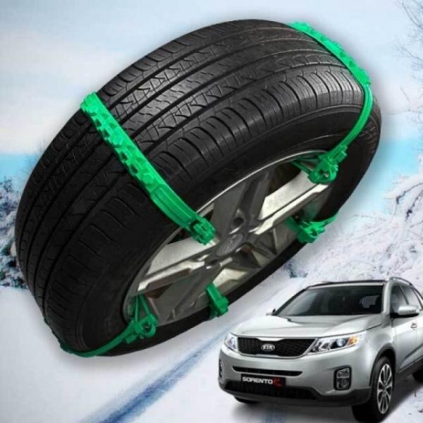 미끄럼방지 뉴쏘렌토R 타이어체인 우레탄 스노우체인