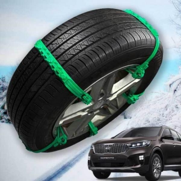 미끄럼방지 더뉴 쏘렌토 타이어체인 우레탄 스노우체인