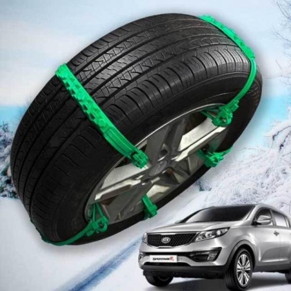 미끄럼방지 스포티지R 타이어체인 우레탄 스노우체인