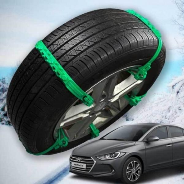 미끄럼방지 아반떼 AD 타이어체인 우레탄 스노우체인