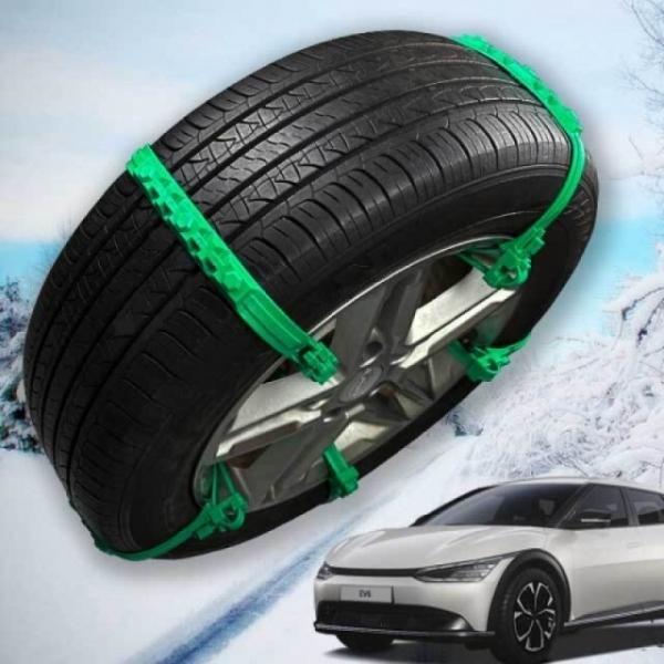 미끄럼방지 EV6 타이어체인 우레탄 스노우체인
