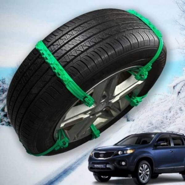 미끄럼방지 쏘렌토R 타이어체인 우레탄 스노우체인