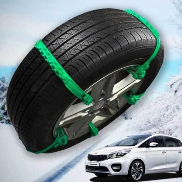 미끄럼방지 더뉴카렌스 타이어체인 우레탄 스노우체인