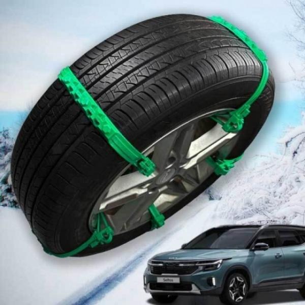 미끄럼방지 더뉴셀토스 타이어체인 우레탄 스노우체인