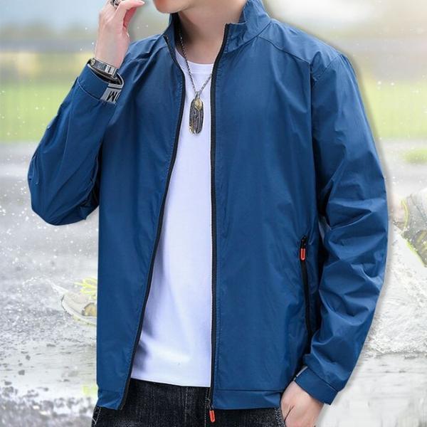 남성 캐주얼 자켓 등산 잠바 집업 경량 방수 점퍼