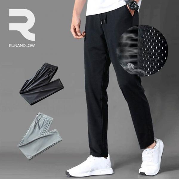 런앤로 남성 운동 메쉬 여름 추리닝 바지 트레이닝복