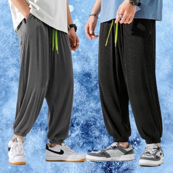 쿨링 팬츠 남자 조거 여름 운동 편한 시원한 골덴