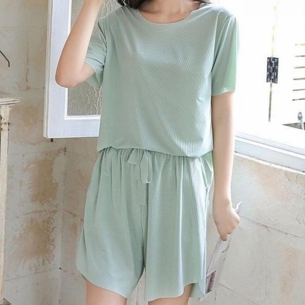 여자 홈 웨어 플 루즈핏 원마일 투피스 여름 봄
