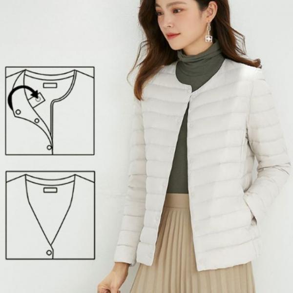 6컬러 여성용 오리털 경량 패딩 겨울 이너패딩 간절기