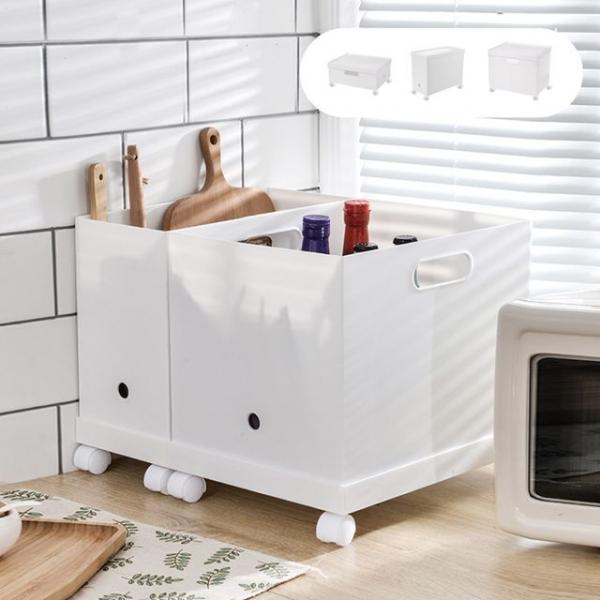 키밍 이동 바퀴  플라스틱 수납함 소품정리함