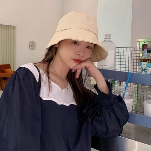 챙넓은 벙거지모자 햇빛차단 여자 챙모자 DD-12371