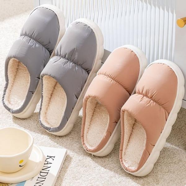 파스텔 털실내화 겨울 남자 여자 털슬리퍼 DD-12482