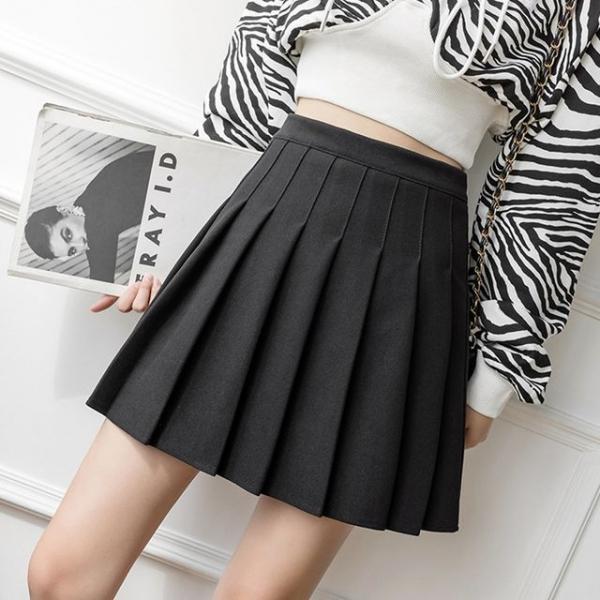 플 모직 A라인 테니스스커트 겨울스커트 주름치마