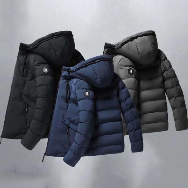 따뜻한 겨울 바람막이 후드 숏 정장 패딩 아우터 자켓