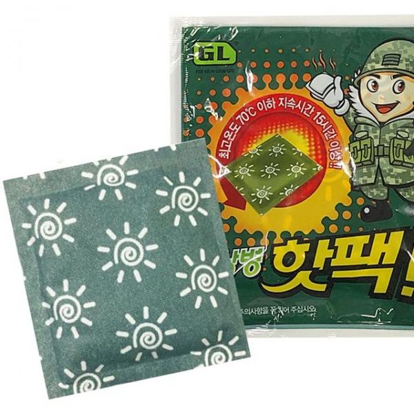 박상병 핫팩(1P)손난로 군용 포켓용 대용량 보온대