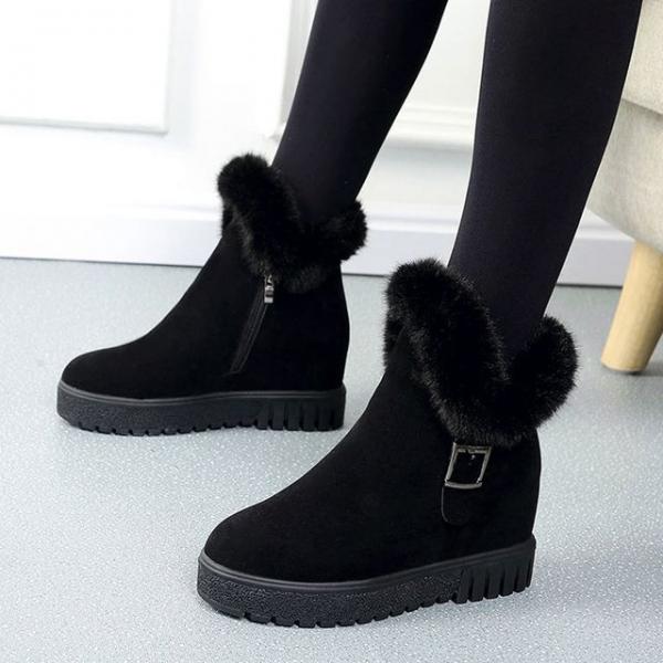 안감 기모 스웨이드 부츠 겨울신발 겨울 부츠