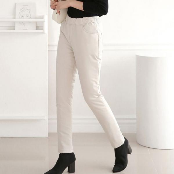 방한 여성 패딩 바지 솜 여자 겨울 팬츠 등산 ab