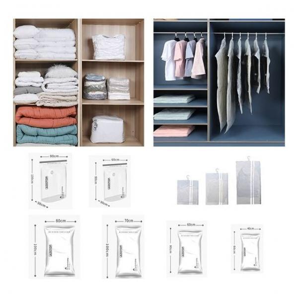 키밍 패딩 진공 수납팩 이불 의류 여행용 압축 보관백