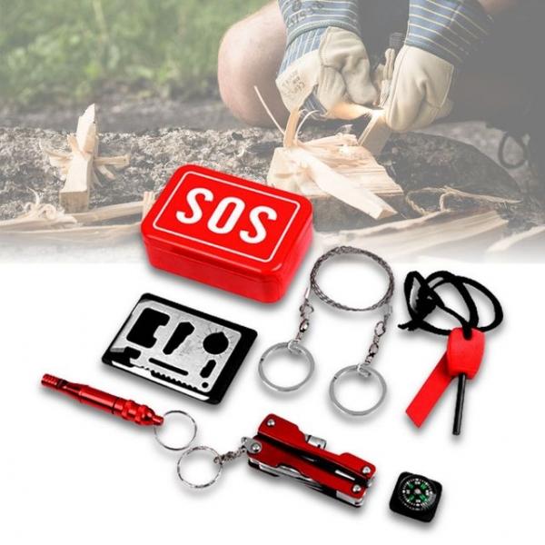 캠핑 서바이벌 소형 생존키트 등산 재난 구급용품