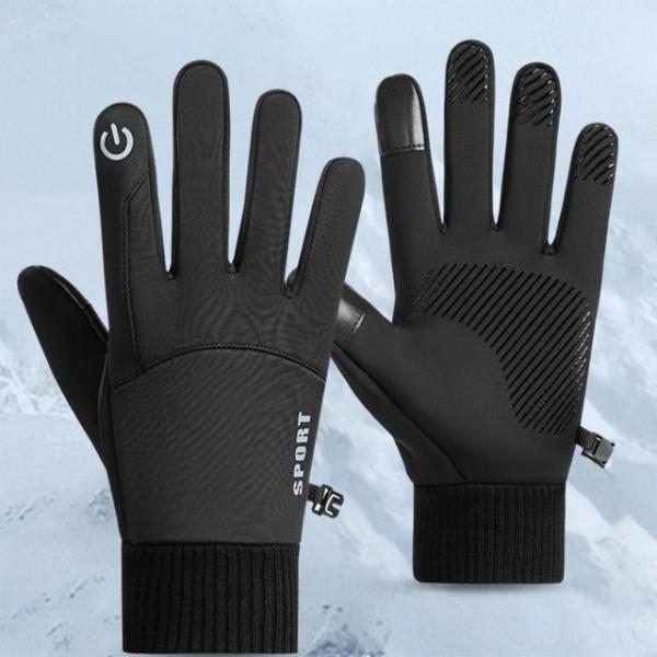스마트폰 터치 방한 기모 발열 장갑 남성 겨울 장갑