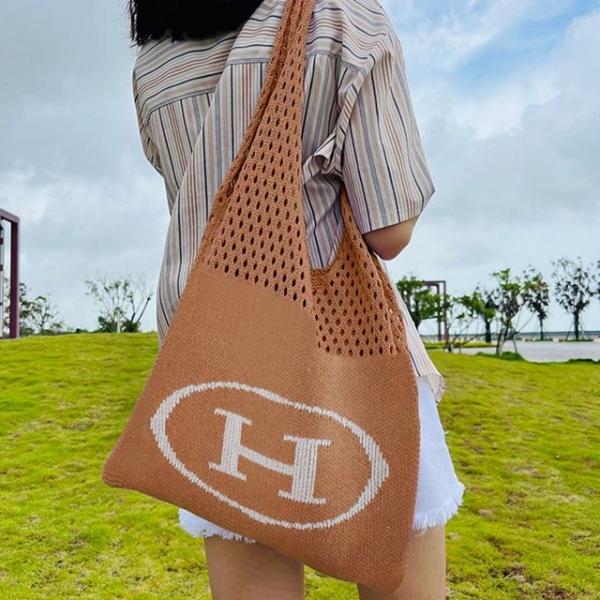 여자 니트 에코백 대학생 데일리백 천가방 니트백