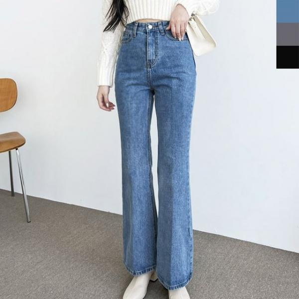 여성 부츠컷 청바지 1P 하이웨스트 봄가을 데님팬츠