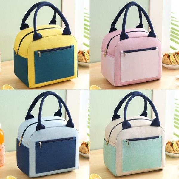 투컬러 보온 보냉백 아이스백 도시락가방