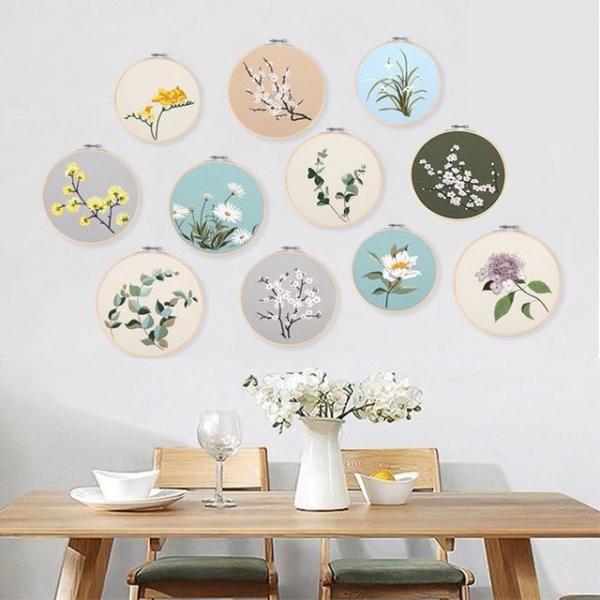 프랑스 꽃 diy자수 수예도구 패키지 키스 취미생활