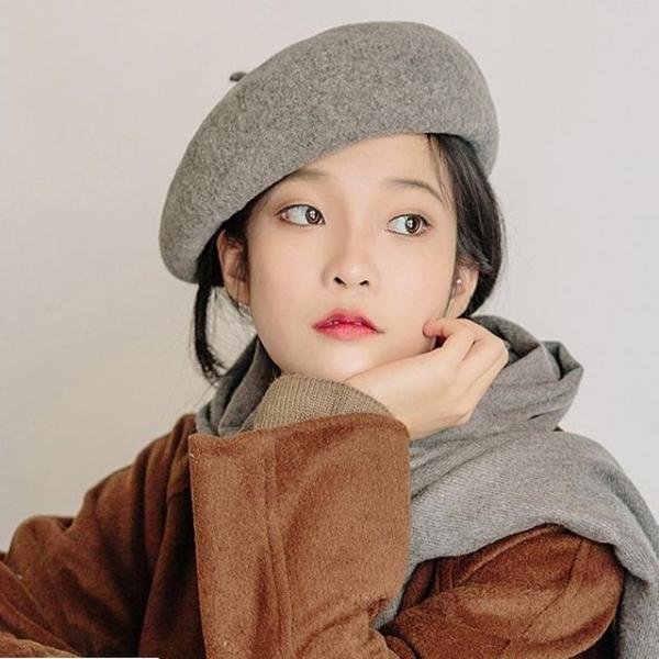 키밍 무지 볼륨 베레모 핫신상 가을 겨울 코디 모자