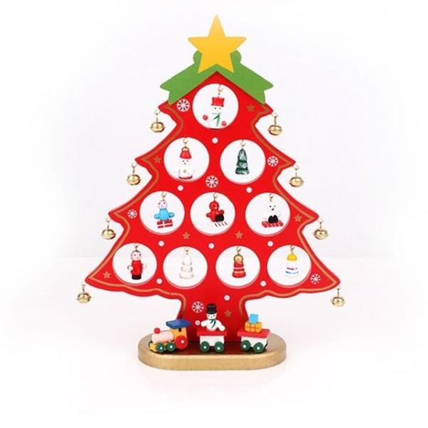 크리스마스 우드 트리 미니트리 성탄절 장식 소품