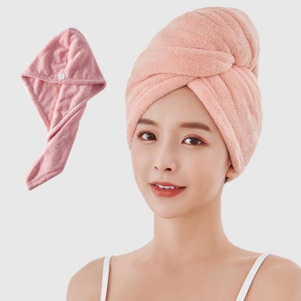 욕실 극세사 헤어 드라이 수건 머리 타올 RD-10529