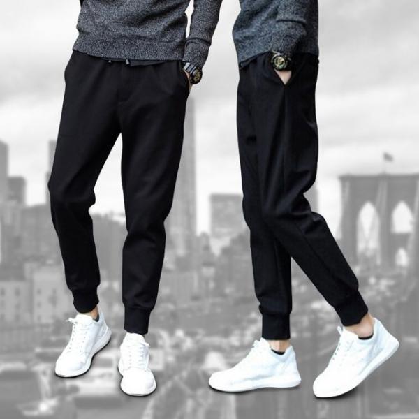 기모안감 밴딩 조거팬츠 남자 겨울 방한 트레이닝바지