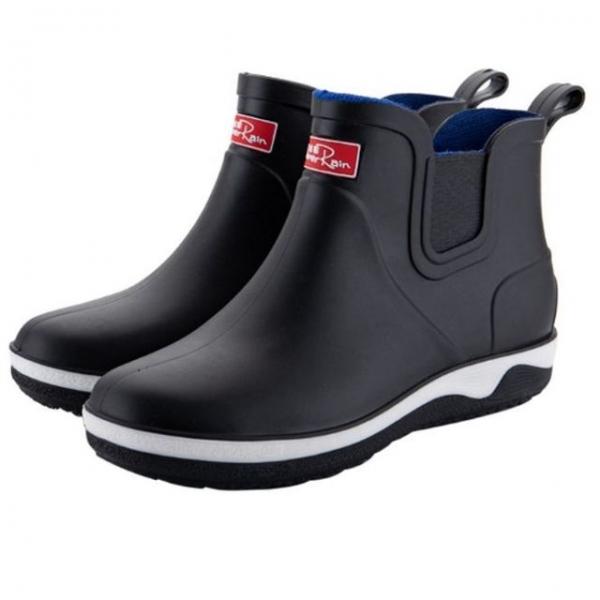 남자 레인 부츠 레인화 앵클 신발 슈즈 운동화 2컬러