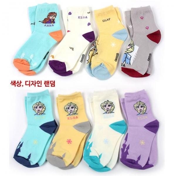 겨울왕국2 발목양말 3족 (선택) 캐릭터 여아 학생양말