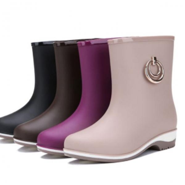 여성장화 레인부츠 미들부츠 장마철신발 레인16N