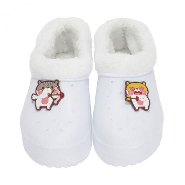 햄스 큐피트 겨울 만능화 털실내화