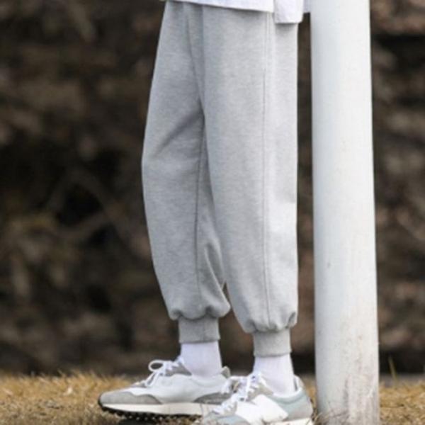 남성 조거 팬츠 밴딩 팬츠 남자 츄리닝 긴바지 2색