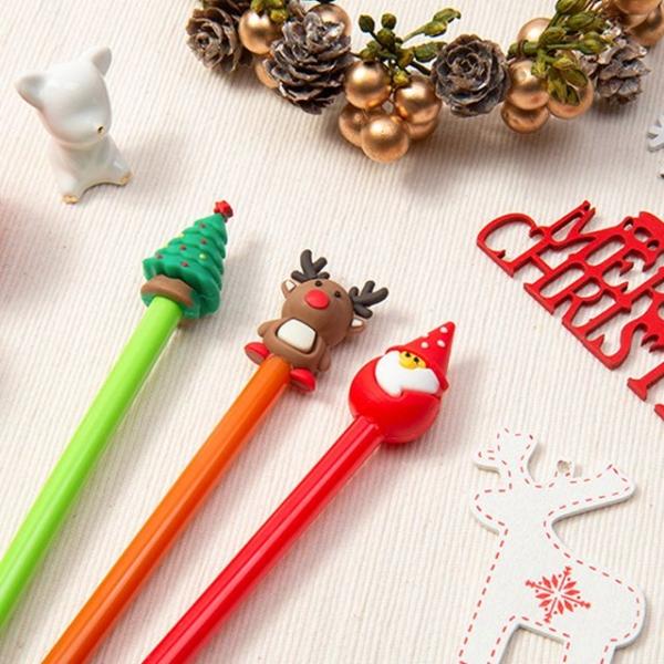 크리스마스 산타 트리 루돌프 캐릭터볼펜 선물 행사