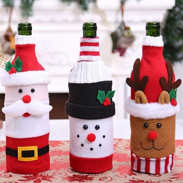 크리스마스 파티용 와인병 주머니 병커버 케이스 NO.3